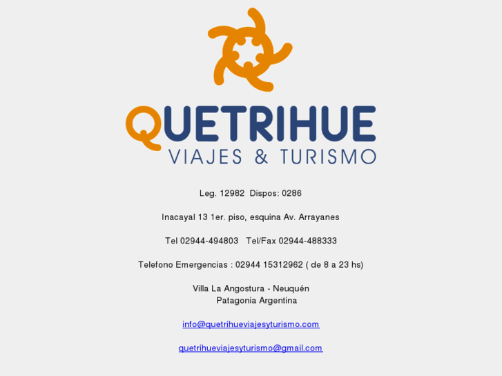 www.quetrihueviajesyturismo.com