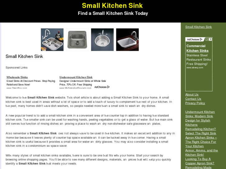 www.smallkitchensink.com