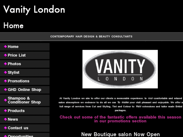 www.vanitylondonsalons.com