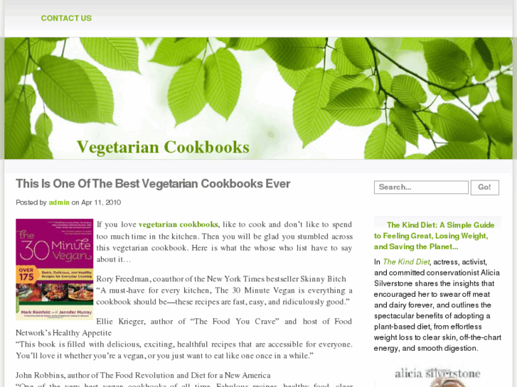 www.vegetariancookbooksite.com