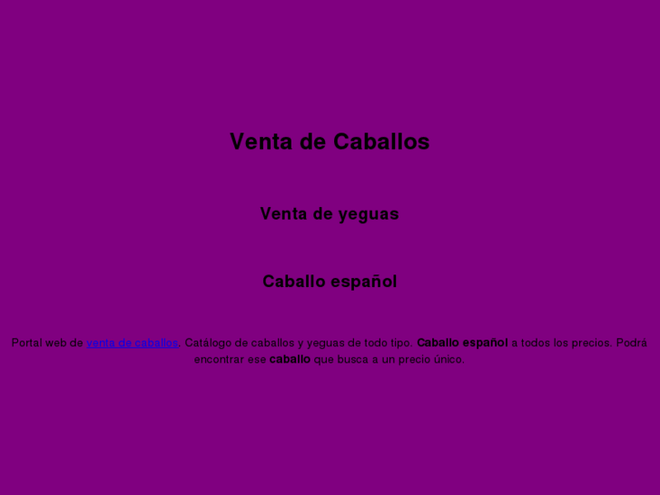 www.ventadecaballos.net