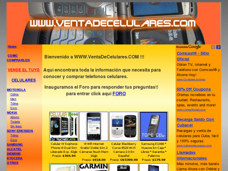 www.ventadecelulares.com