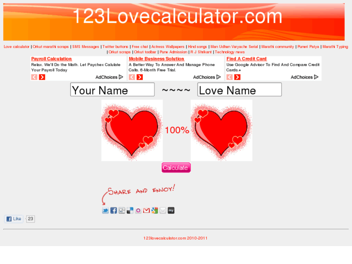 www.123lovecalculator.com