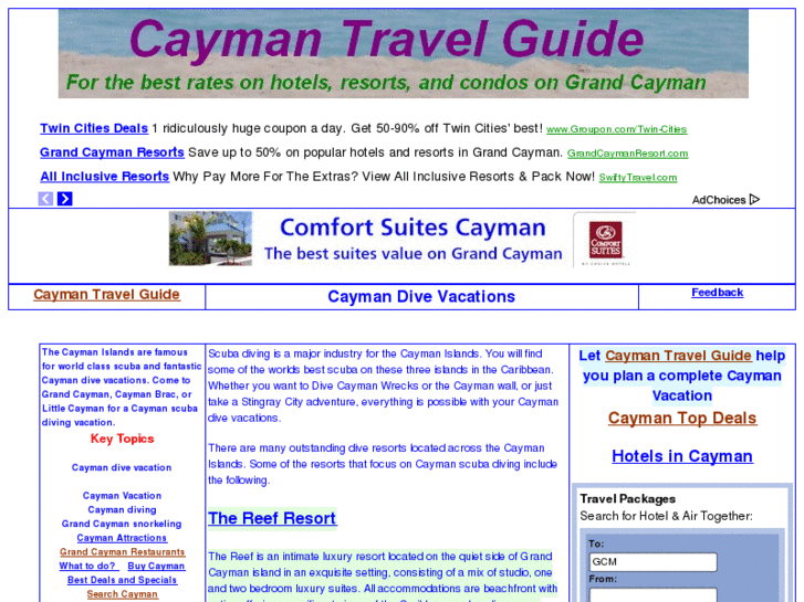 www.caymandivevacations.com