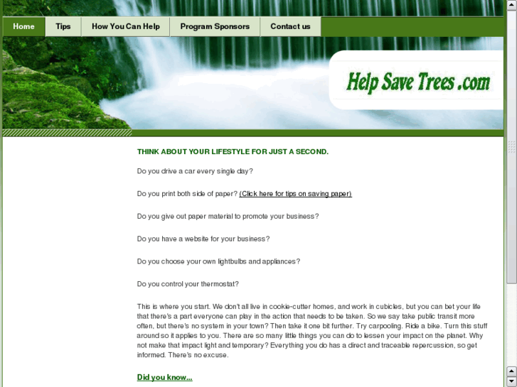 www.helpsavetree.com