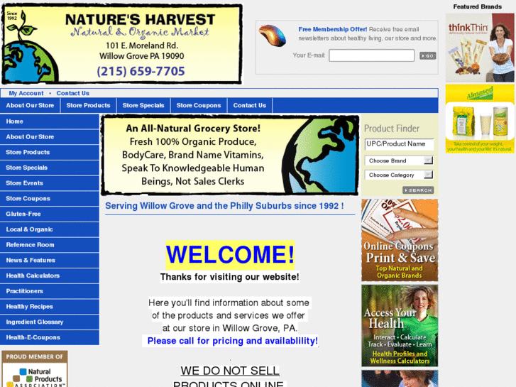 www.naturesharvestmarket.net