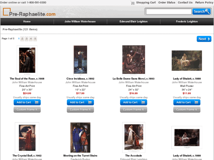 www.preraphaelite.com