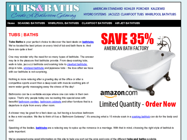 www.tubsbaths.com