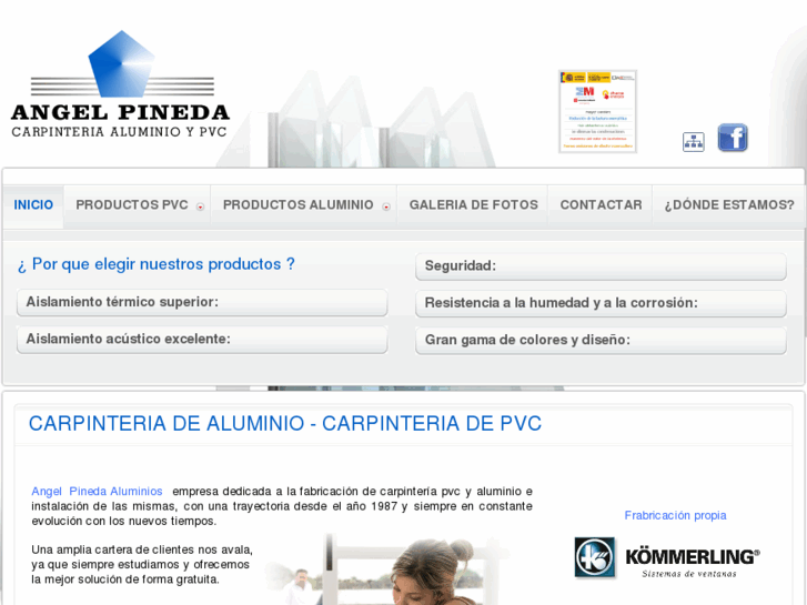 www.angelpinedaaluminios.com