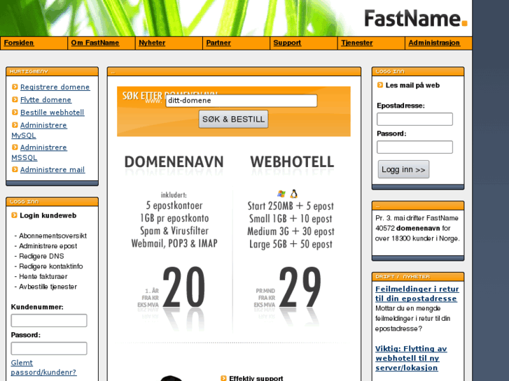 www.fastname.no