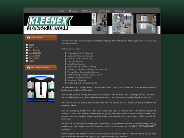 www.kleenexserviceslimited.com