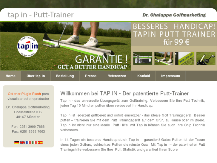 www.putt-trainer-tapin.com