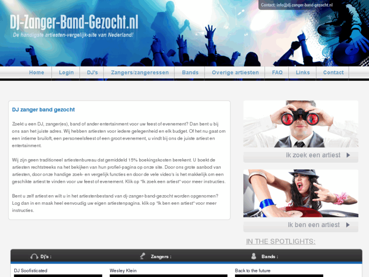www.dj-zanger-band-gezocht.nl
