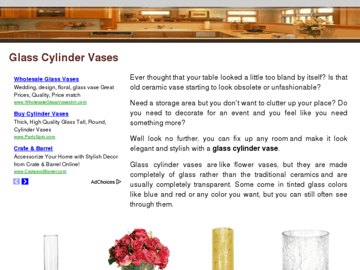 www.glasscylindervases.com