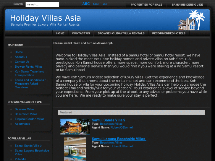 www.holidayvillasasia.com