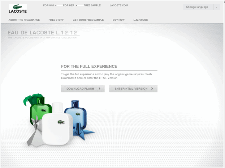 www.lacoste-parfums.com