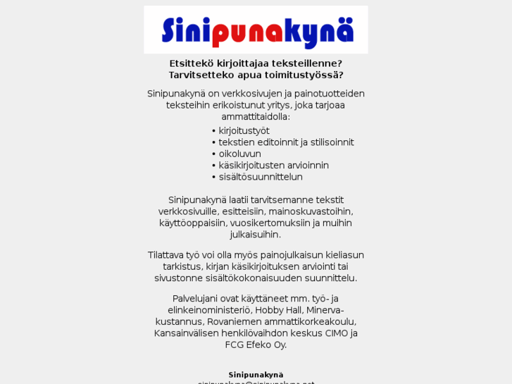 www.sinipunakyna.net