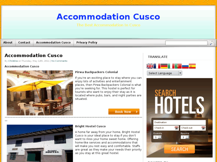 www.accommodationcusco.com