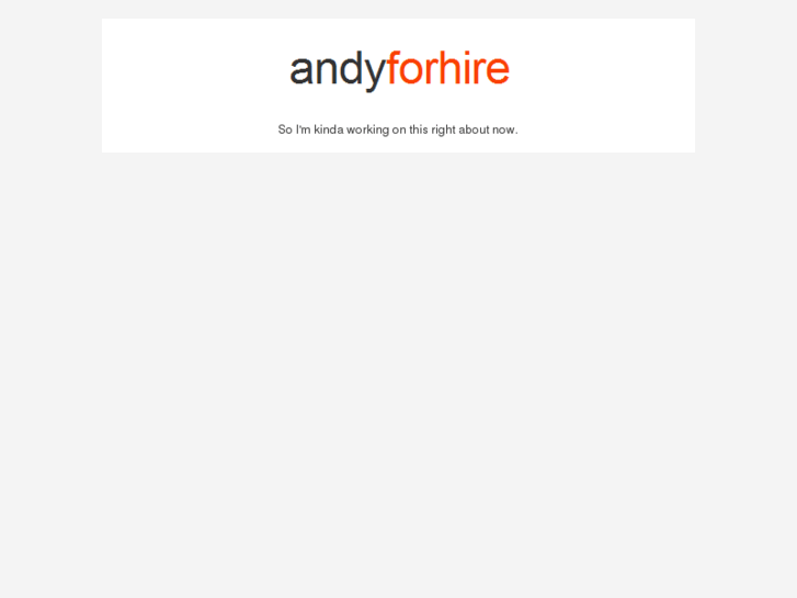 www.andyforhire.com