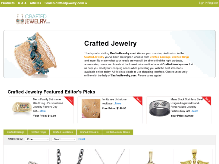 www.craftedjewelry.com