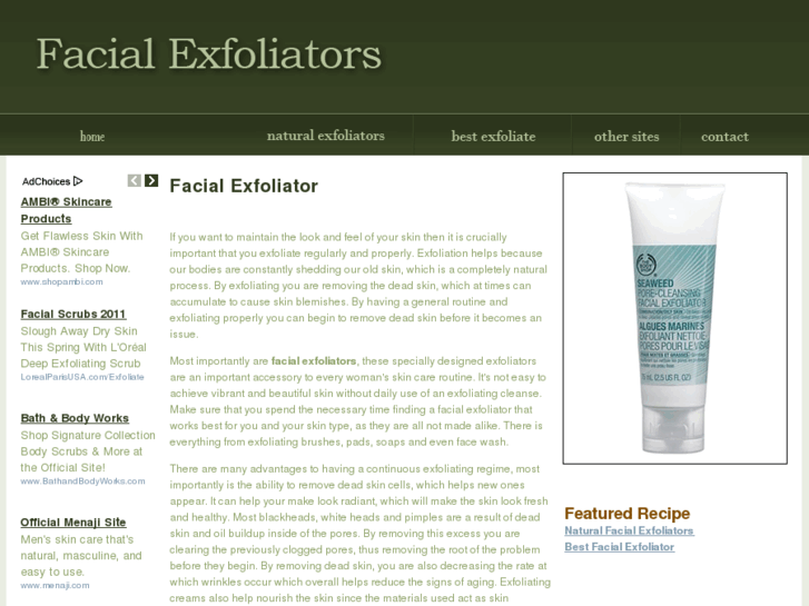 www.facialexfoliators.net