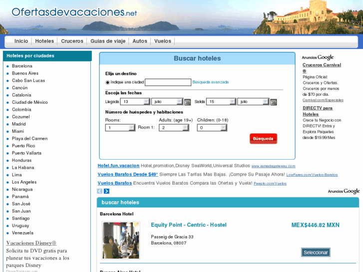 www.ofertasdevacaciones.net