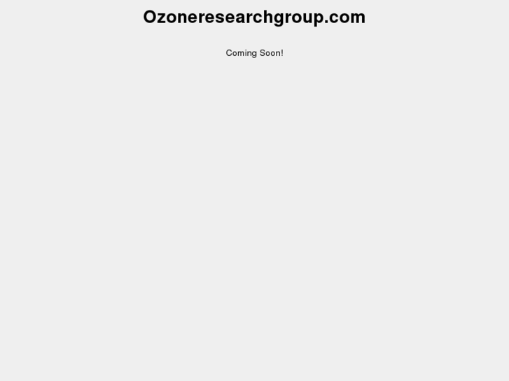 www.ozoneresearchgroup.com