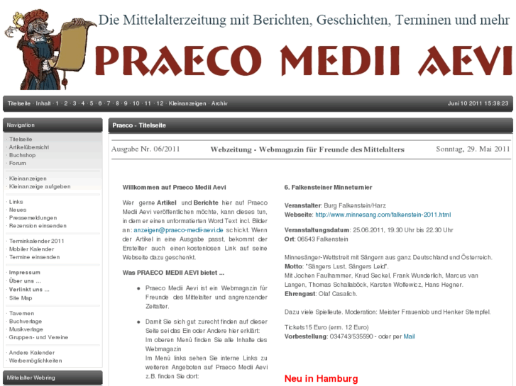 www.praeco-medii-aevi.de