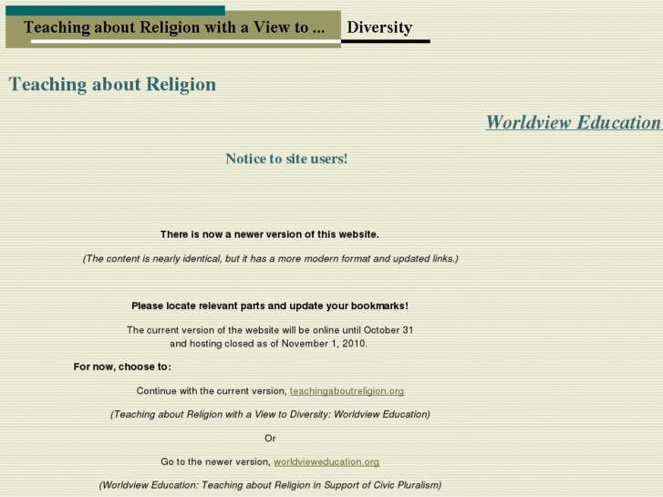 www.teachingaboutreligion.org