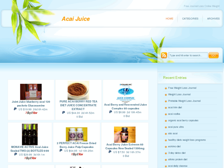 www.acaijuicestores.com