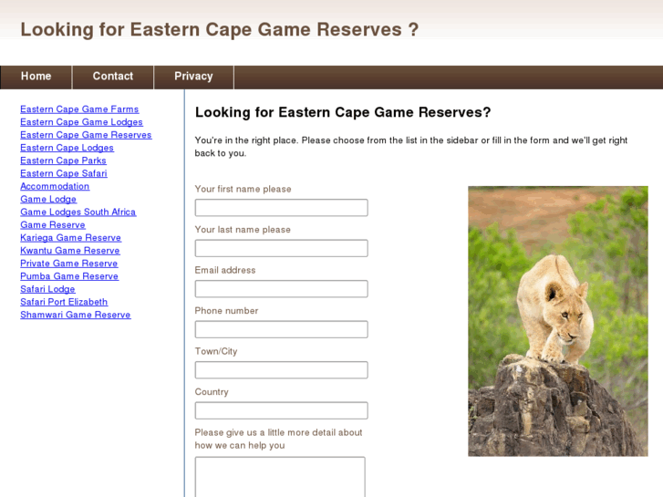 www.easterncapegamereserves.com