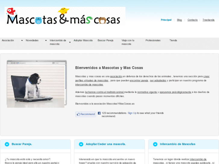 www.mascotasymascosas.es