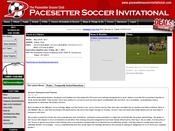 www.pacesettersoccerinvitational.com