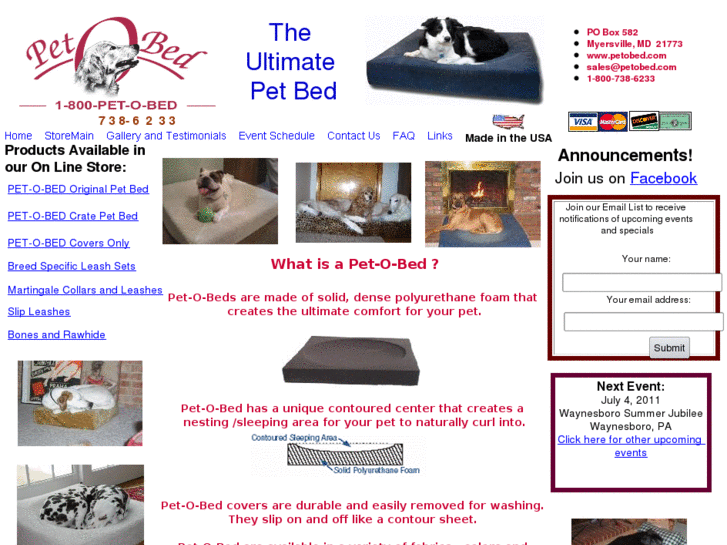 www.petobed.com