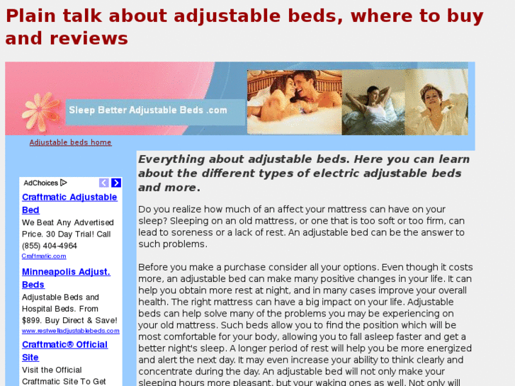 www.sleepbetteradjustablebeds.com