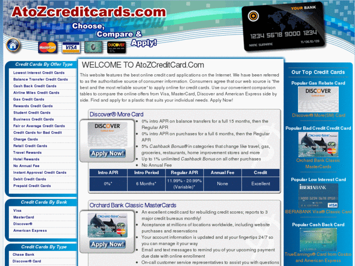 www.atozcreditcard.com