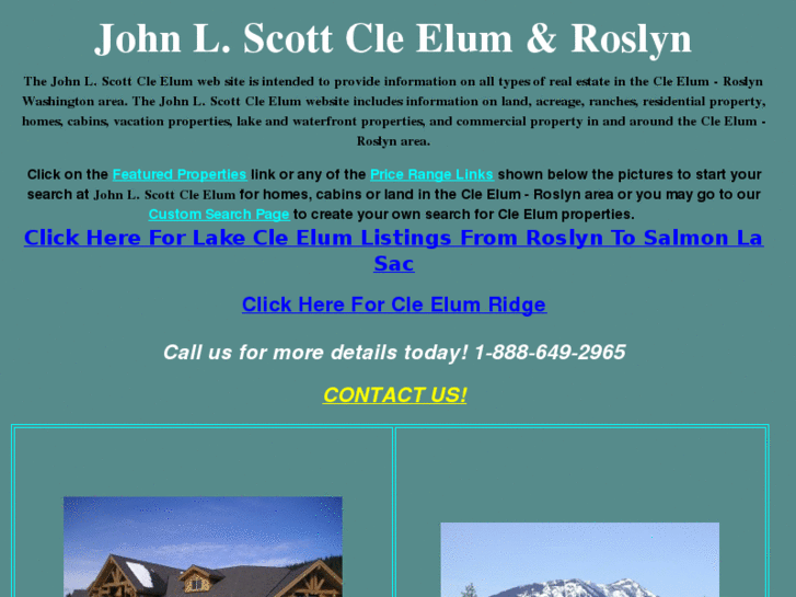 www.cleelumrealtors.com