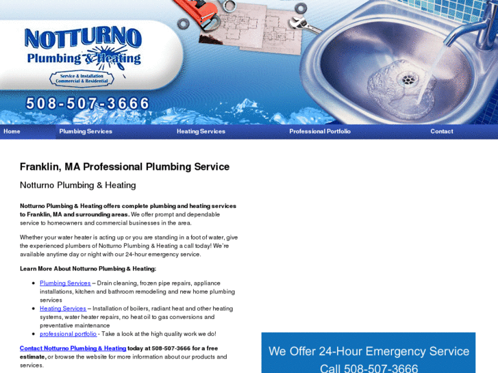 www.notturnoplumbingandheating.com