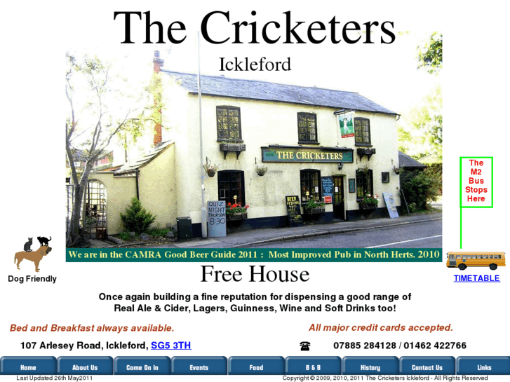 www.thecricketersickleford.com