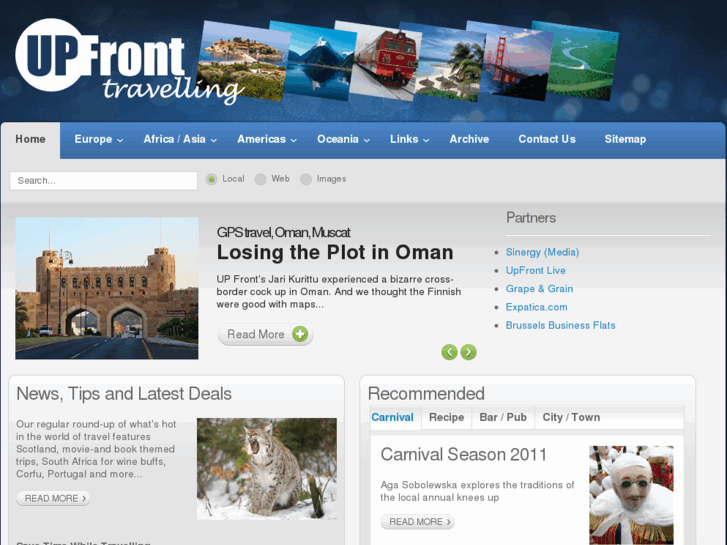 www.upfront-travelling.com