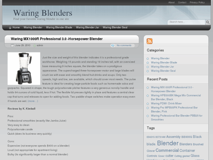 www.waringblender.net