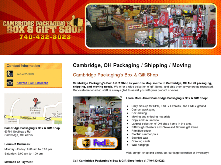 www.cambridgepackagingsboxandgiftshop.com