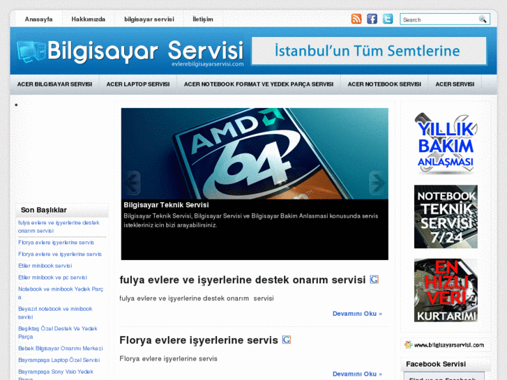 www.evlerebilgisayarservisi.com