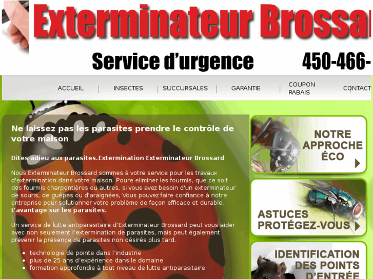 www.exterminateurbrossard.com