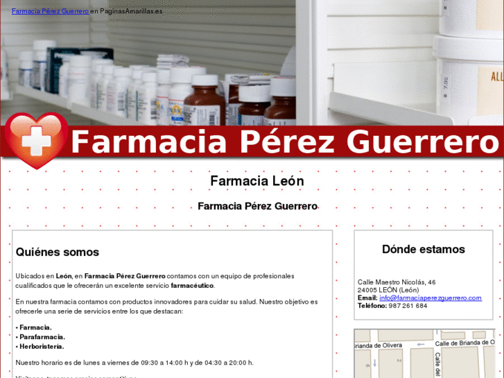 www.farmaciaperezguerrero.com