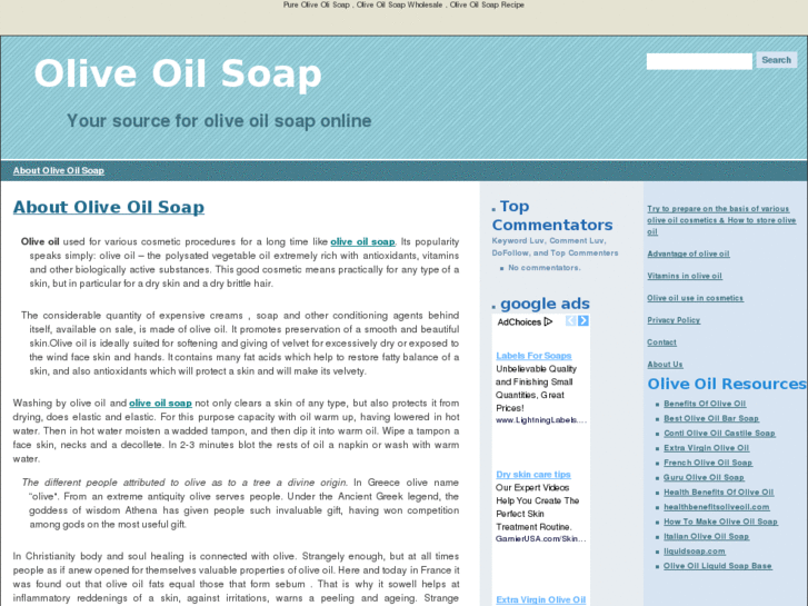 www.oliveoilsoap.biz