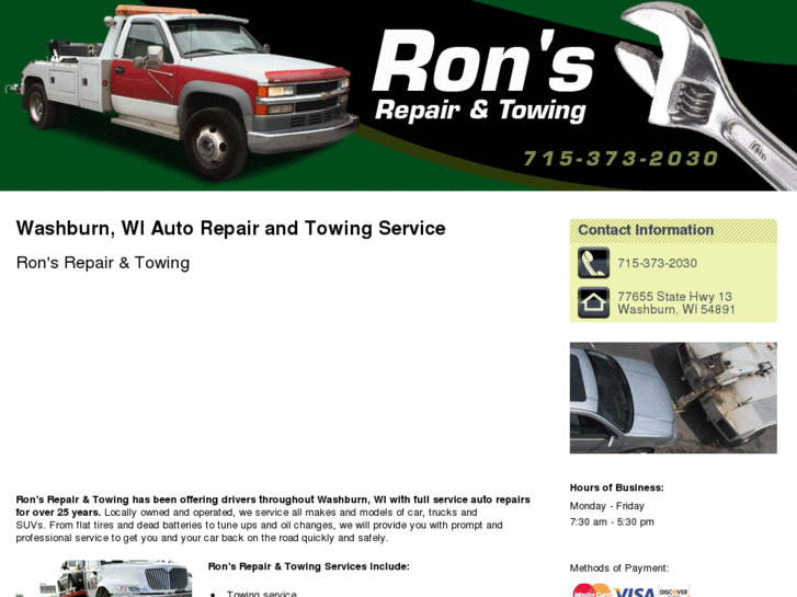 www.ronsrepairandtowingllc.com