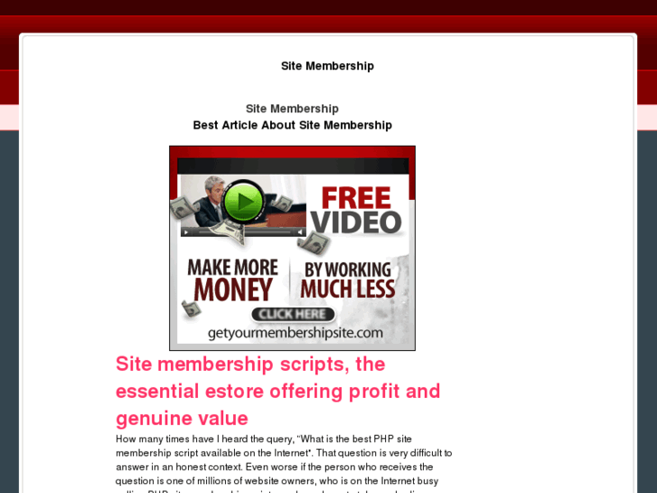 www.sitemembership.net