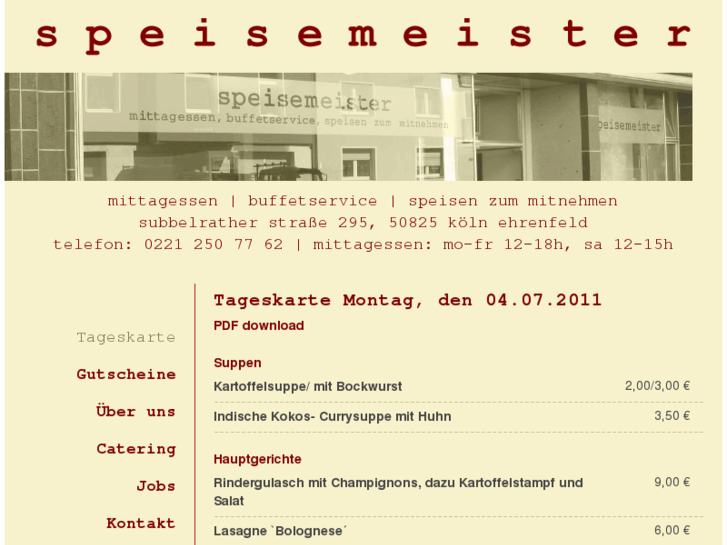 www.speisemeister.net