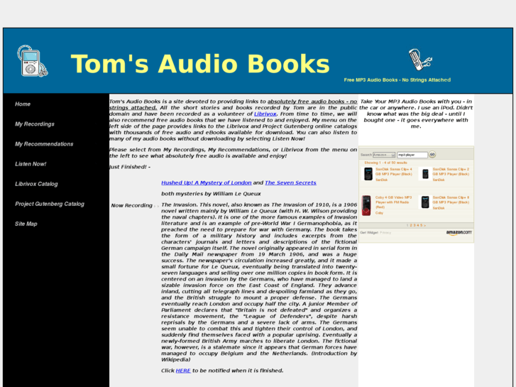 www.tomsaudiobooks.com